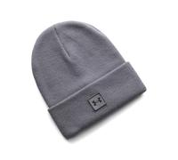 Under Armour Gorro Halftime Cuff – Punto acanalado súper suave y cálido – Castlerock/Black OSFM