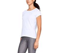 Heatgear Camiseta De Manga Corta Mujeres , color:blanco , talla:L Under Armour