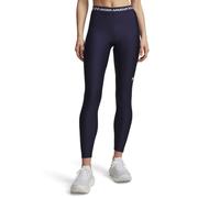 Under Armour UA Heatgear Legging - Midnight Navy/White - LG, Midnight Navy/White, L