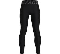 Under Armour UA HG Armour Leggings deportivos de compresión para niño, mallas de deporte para correr que alejan el sudor, color negro/blanco