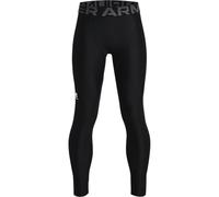 Under Armour UA HG Armour Leggings deportivos de compresión para niño, mallas de deporte para correr que alejan el sudor, color negro/blanco