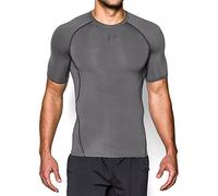Under Armour UA HG Armour SS Camiseta Deporte, Hombre, Gris (Graphite), SM