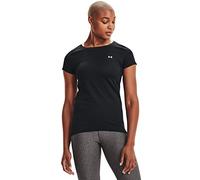Under Armour UA HG Armour SS Camiseta Mujer, Negro, XS