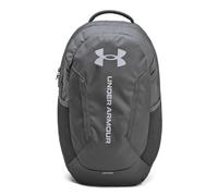 Under Armour UA Hustle 6.0 Backpack Mochila, Castlerock/Acero, One Size Unisex Adulto