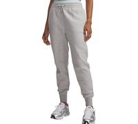 Under Armour UA Icon - Pantalón Deportivo de Forro Polar, Color Gris Claro Jaspeado/Blanco - LG