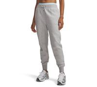 Under Armour UA Icon - Pantalón Deportivo de Forro Polar, Color Gris Claro Jaspeado/Blanco - MD