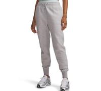 Under Armour UA Icon - Pantalón Deportivo de Forro Polar, Color Gris Claro Jaspeado/Blanco, Talla XS
