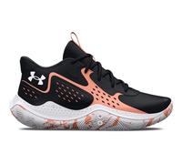 Under Armour UA Jet '23, Zapatillas de Baloncesto Unisex Adulto, Black Bubble Peach White, 44.5 EU