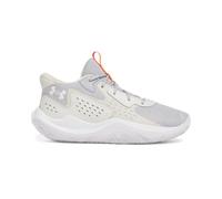 Under Armour UA Jet '23, Zapatillas de Baloncesto Unisex Adulto, Mod Gray Ares Red White, 44.5 EU