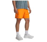 Under Armour UA Launch - Pantalones Cortos de 7 Pulgadas, Color Naranja Squad, Naranja Squad, Reflectante, Talla SM