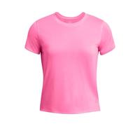 Under Armour UA Launch Shortsleeve Camiseta de manga corta para mujer, ligera camiseta de deporte, color rosa fluorescente/reflectante