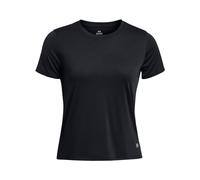 Under Armour UA Launch Shortsleeve Camiseta de manga corta para mujer, ligera camiseta de deporte, color negro/reflectante