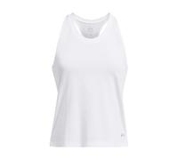 Under Armour UA Launch Singlet Camiseta de deporte para mujer, camiseta sin mangas para hacer deporte o correr, color blanco/reflectante