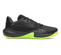 Under Armour Mens UA Lockdown 7 Low Basketball Trainers Shoes, Black Black Metallic Black, 44 EU