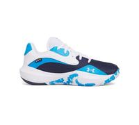 Under Armour UA Lockdown 7 Low Zapatillas de Baloncesto, Unisex Adulto, Midnight Navy Electric Blue White, 43 EU