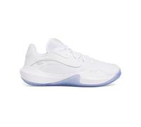 Under Armour UA Lockdown 7 Low Zapatillas de Baloncesto, Unisex Adulto, White White Metallic Silver, 40.5 EU