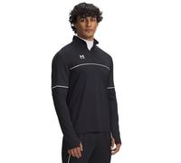 Under Armour Jersey Challenger Quarter Zip Hombre – Duradera, transpirable – Negro/Blanco, LG