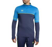 Under Armour Hombre Chaqueta De Entrenamiento Challenger Con Cremallera De 1/4, Blue/Green, XL