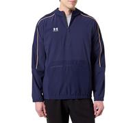 Under Armour UA M Challenger Warmup Jkt - Midnight Navy/White - MD, Azul marino medianoche/blanco, M