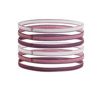 Under Armour Mini Headbands 6-Pack Diadema, Mujer, Elixir Rosa, Morado brumoso, Morado brumoso, Talla única