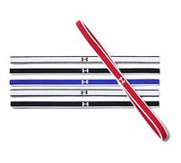 Under Armour UA Mini Headbands (6pk) Cintas Para El Pelo, Pack De 6 Diademas Deportivas Mujer Rojo (Red) Talla única