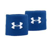 Under Armour UA Performance Paquete de 2 muñequeras de 7,6 cm para hombre, azul OSFA