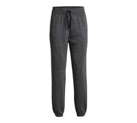 Under Armour UA Rival Terry Jogger Pantalones de chándal para mujer, cómodo y suave pantalón de deporte, color gris brezo oscuro/blanco