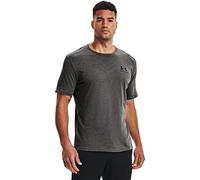 Under Armour - Sportstyle Left Chest S/S - Camiseta funcional L - Regular charcoal medium heather