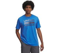 UA Team Issue Wordmark SS - Blue Atlantis / / Washed Navy - LG