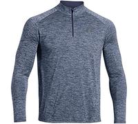 Under Armour UA Tech 1/4 Zip, Sudadera para Hombre, Azul (Midnight Navy Heather), S