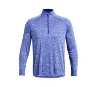 Under Armour UA Tech 2.0 1/2 Zip Camiseta de manga larga para hombre, camiseta con cremallera media de secado rápido, color azul real/grafito
