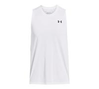 Under Armour UA Tech Tank Camiseta sin mangas para hombre, camiseta de hombre sin mangas para correr, color blanco/negro