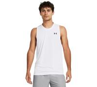 Under Armour UA Tech Tank Camiseta sin mangas para hombre, camiseta de hombre sin mangas para correr, color blanco/negro