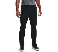 Under Armour UA Tech Tapered Pant Pantalón largo de golf para hombre, pantalón de deporte elástico con forma cónica, color negro/negro