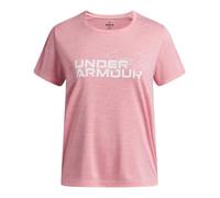 Under Armour UA Tech Twist WDMK Logo SS - Bittersweet Pink / / White - YLG, Rosa agridulce/Blanco, 74