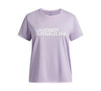Under Armour UA Tech Twist WDMK Logo SS - Escudo Morado/Blanco - YMD, Escudo Morado/Blanco, 74