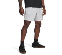 Under Armour UA Tech Woven Wordmark - Pantalón Corto, Color Gris y Negro