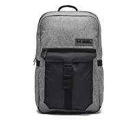 Under Armour UA Triumph Campus BP Mochila, Castlerock Full Heather/Black/Black, One Size Unisex Adulto