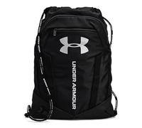 Under Armour UA Undeniable Bolsa de deporte, versátil mochila unisex para correr y hacer deporte, color negro/negro/plateado metálico