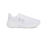 Under Armour UA W Charged Pursuit 4 - Tenis de Correr para Mujer, Blanco, Blanco, Plateado metálico, 40.5 EU
