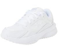 Under Armour UA W Edge LTHR Zapatillas para Correr de Mujer, Deportivas de Mujer para el Gimnasio y Actividades al Aire Libre, Color Blanco/Blanco/Blanco