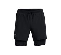 Under Armour UA Woven Wdmk Shorts Pantalones cortos deportivos para hombre, cómodos shorts deportivos transpirables, color rojo/negro