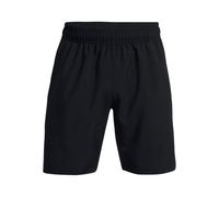 Under Armour UA Woven Wdmk Shorts Pantalones cortos deportivos para hombre, cómodos shorts deportivos transpirables, color rojo/negro