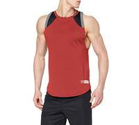Under Armour UNDKU Men Select Tank Tank - Camiseta sin Mangas para Hombre, Rojo/Negro/Negro (600), LG