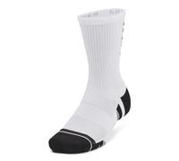 Calcetines de Fitness Under Armour Perf Tech Nov 3Pk Crew Blanco 42 - 47.5