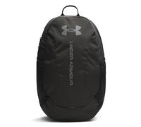 Under Armour Unisex Hustle Lite, Mochila deportiva duradera con diseño repelente al agua, Práctica mochila de gimnasia con panel inferior reforzadoBlack / / Castlerock,OSFM