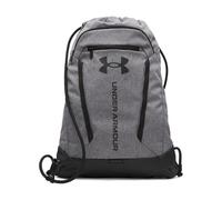 Under Armour Unisex Hustle Sackpack, Mochila deportiva impermeable para deportes y actividades al aire libre, Bolsa de gimnasio con práctico bolsillo frontalCastlerock/Black/Black,OSFM