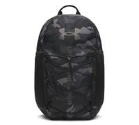 Under Armour Unisex Hustle Sport 6. 0 Backpack, Mochila de gimnasio repelente al agua para deportes y atletismo, Mochila deportiva con fondo revestido duraderoBlack/Black/Metallic Black,OSFM
