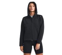 Under Armour Chaqueta Unstoppable Fleece con cremallera completa para mujer, Negro, talla M