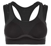 Under Armour Vanish Seamless Mid Sujetador Deportivo, Mujer, Negro, MD